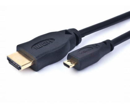 Kabel i złączka GEMBIRD Kabel HDMI-HDMI MICRO v2.0 (A-D) High Speed 1.8M (pozłacane końcówki) CC-HDMID-6